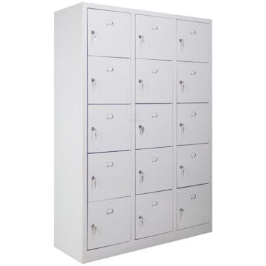 Jessan Ofis 15 Gözlü Öğretmen Öğrenci Dolabı Gri